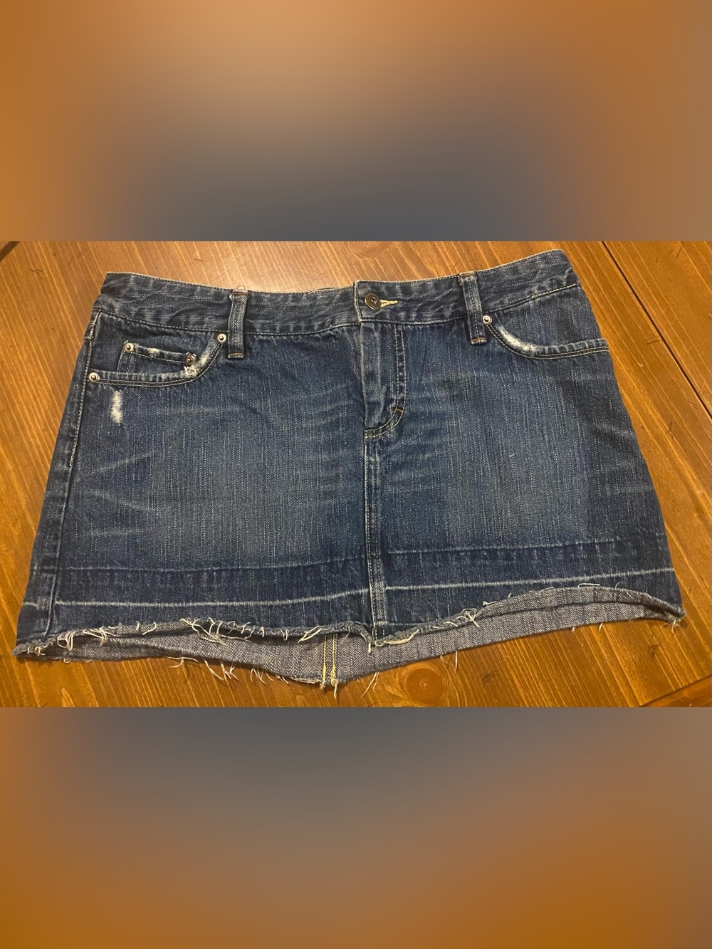 American Eagle Outfitters Blue Denim Jean Mini Skirt